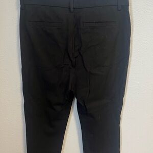 Black Dress Pants with Slim Fit and Full Length